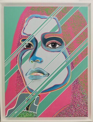 Iris von Caroline DAVID, Malerei kaufen auf Singulart