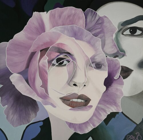 Rose de Caroline DAVID, Pintura a la venta en Singulart