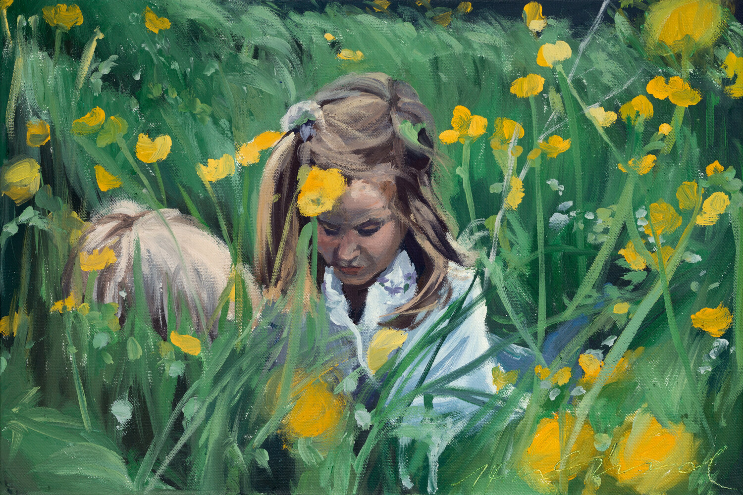 Butterblumen von Susanne Wind (2014): Malerei Öl, Tempera auf Leinwand ... Butterblumen von Susanne Wind (2014): Malerei Öl, Tempera auf Leinwand ...