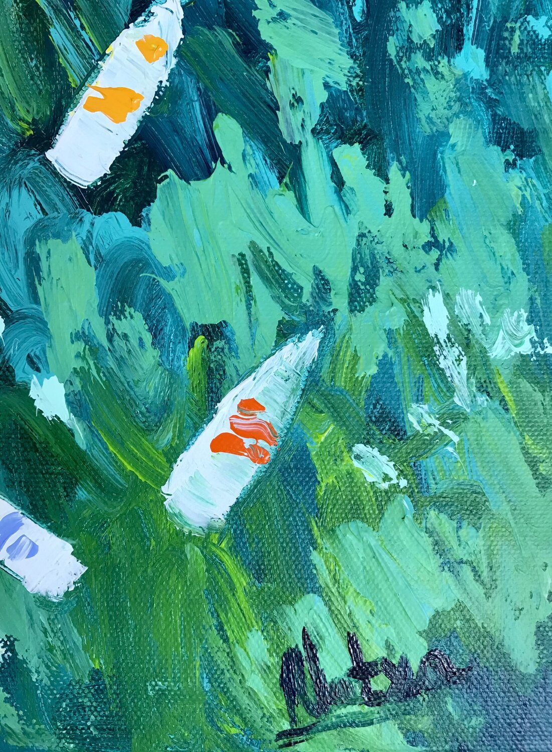 Waves of Wanderlust de Natalia Nosek (NATXA) (2023) Peinture Acrylique sur Toile SINGULART