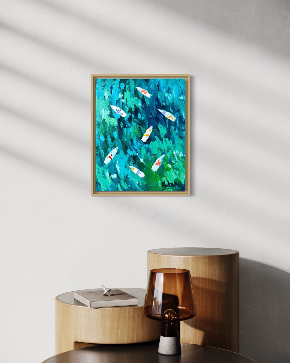 Waves of Wanderlust de Natalia Nosek (NATXA) (2023) Peinture Acrylique sur Toile SINGULART