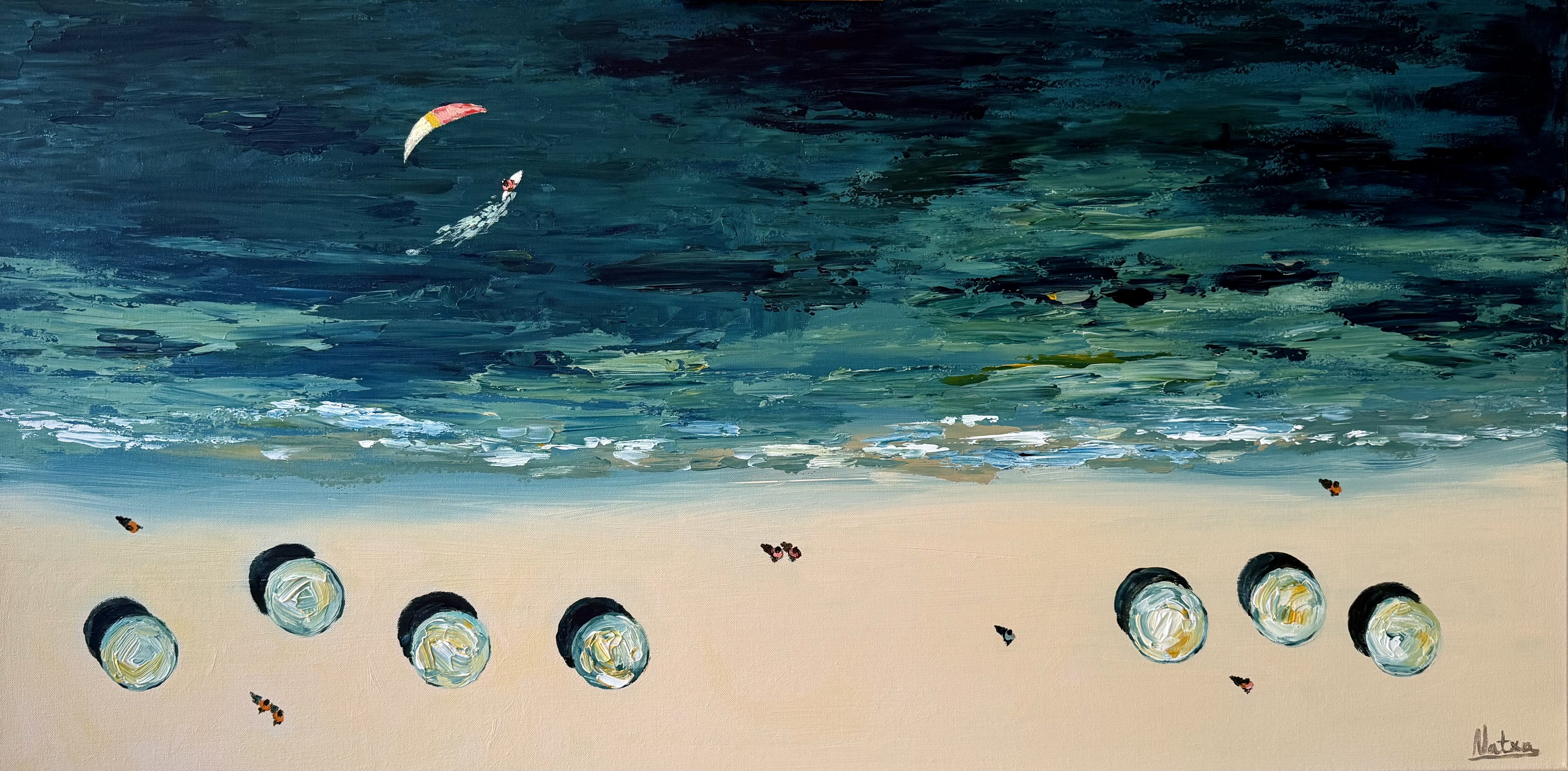 La mer qui se déploie