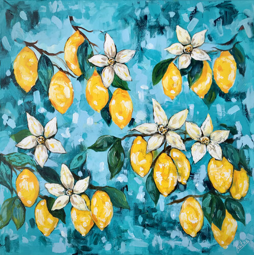 Scent of Bergamot par Natalia Nosek (NATXA), Peinture en vente sur Singulart