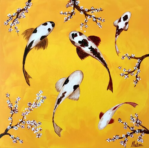 Golden Hour par Natalia Nosek (NATXA), Peinture en vente sur Singulart