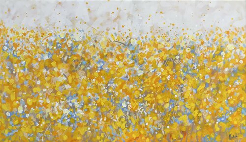 Summer in the Village von Natalia Nosek (NATXA), Malerei kaufen auf Singulart