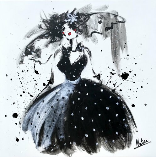 Mademoiselle von Natalia Nosek (NATXA), Malerei kaufen auf Singulart