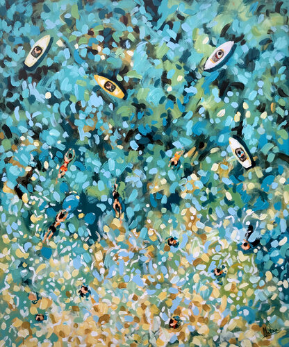 Joyful Days par Natalia Nosek (NATXA), Peinture en vente sur Singulart