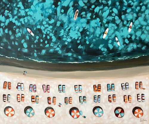 Coastline von Natalia Nosek (NATXA), Malerei kaufen auf Singulart