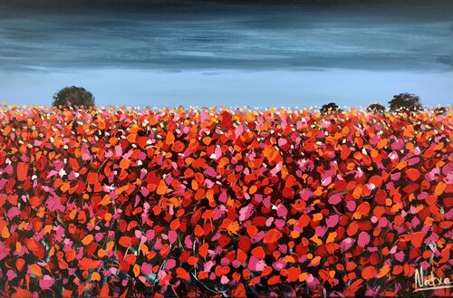 Tulip Field Before the Rain Natalia Nosek (NATXA)