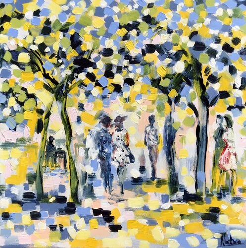 City of the Sun par Natalia Nosek (NATXA), Peinture en vente sur Singulart