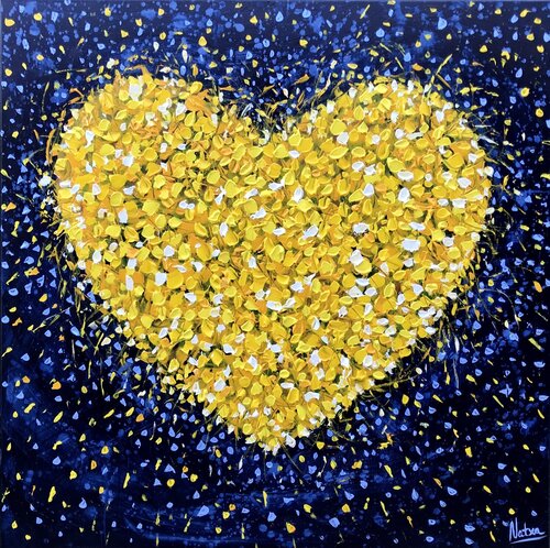 Confession of Love, 8 (Stardust) von Natalia Nosek (NATXA), Malerei kaufen auf Singulart