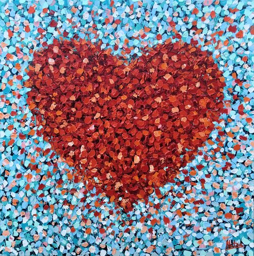 Love is in the air von Natalia Nosek (NATXA), Malerei kaufen auf Singulart