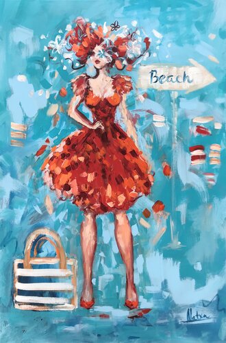 Monaco, Baby! von Natalia Nosek (NATXA), Malerei kaufen auf Singulart