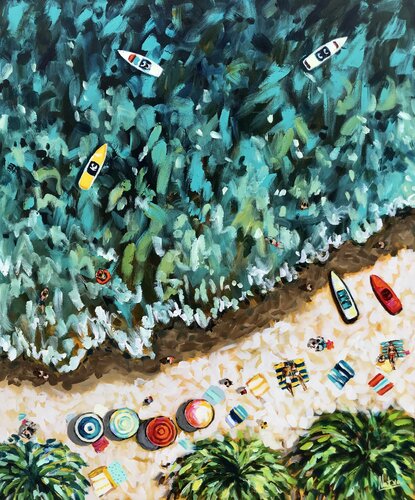 Little Yellow Sunshine von Natalia Nosek (NATXA), Malerei kaufen auf Singulart