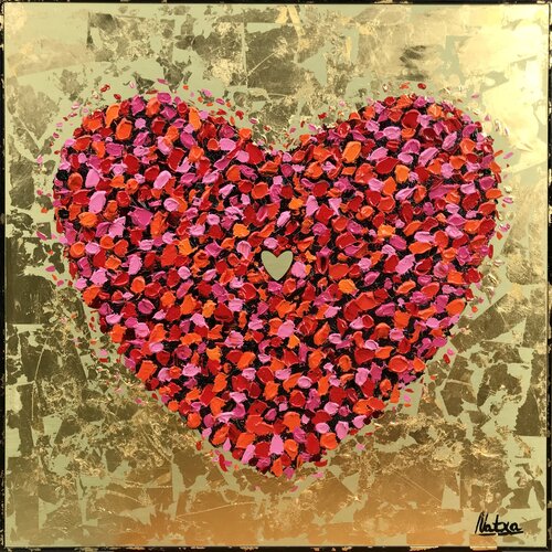 Heart in Heart von Natalia Nosek (NATXA), Malerei kaufen auf Singulart