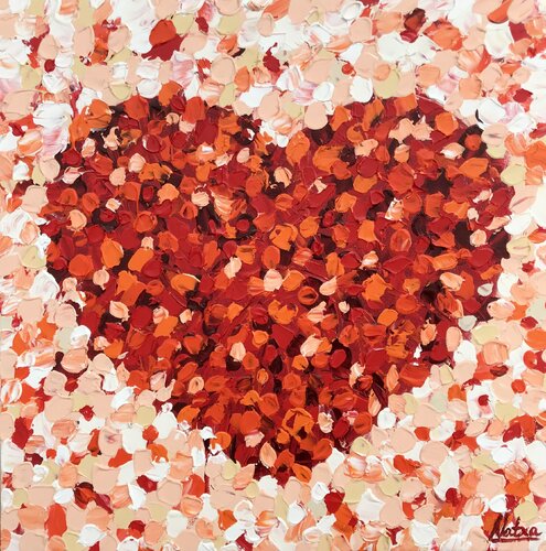 Heart of Roses von Natalia Nosek (NATXA), Malerei kaufen auf Singulart