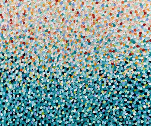 Sunrise on the Beach von Natalia Nosek (NATXA), Malerei kaufen auf Singulart
