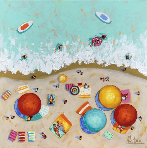 Coastal Reverie von Natalia Nosek (NATXA), Malerei kaufen auf Singulart