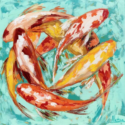 In Motion von Natalia Nosek (NATXA), Malerei kaufen auf Singulart