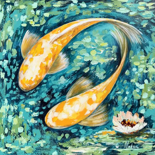 Lucky Couple von Natalia Nosek (NATXA), Malerei kaufen auf Singulart