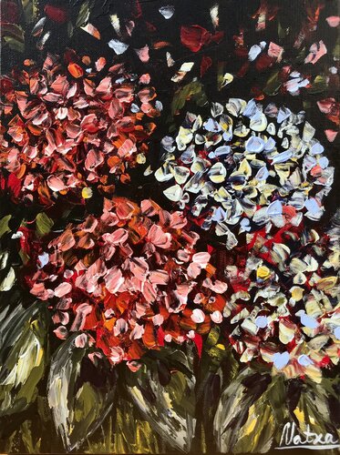 Hydrangea von Natalia Nosek (NATXA), Malerei kaufen auf Singulart