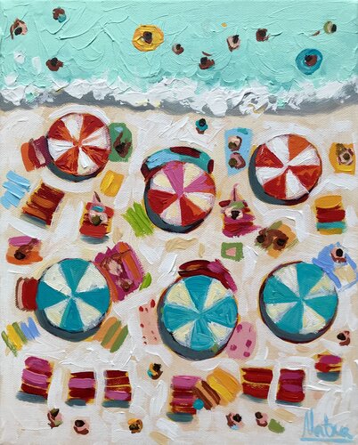 Living in the Sunshine von Natalia Nosek (NATXA), Malerei kaufen auf Singulart