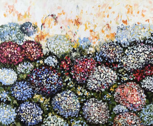 In Her Beautiful Garden di Natalia Nosek (NATXA), Pittura in vendita su Singulart