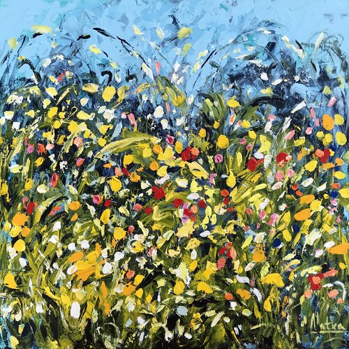 Spring Flowers di Natalia Nosek (NATXA), Pittura in vendita su Singulart