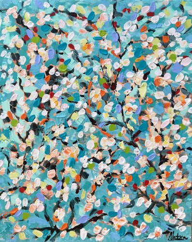 Cherry Blossom von Natalia Nosek (NATXA), Malerei kaufen auf Singulart