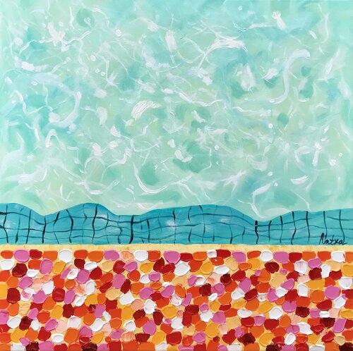Swimming Pool, 3 di Natalia Nosek (NATXA), Pittura in vendita su Singulart