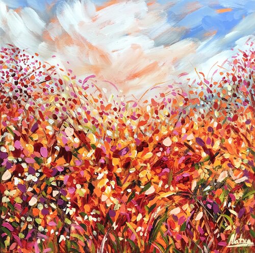 Sunset Lullaby di Natalia Nosek (NATXA), Pittura in vendita su Singulart