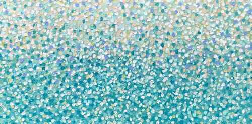 Caribbean Blue by Natalia Nosek (NATXA), Painting for Sale on Singulart