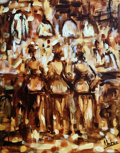 Friday Night di Natalia Nosek (NATXA), Pittura in vendita su Singulart