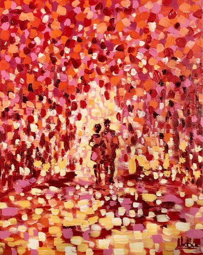 Sunday Walk von Natalia Nosek (NATXA), Malerei kaufen auf Singulart