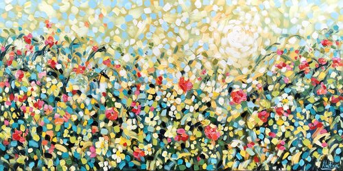 Fields of Joy di Natalia Nosek (NATXA), Pittura in vendita su Singulart