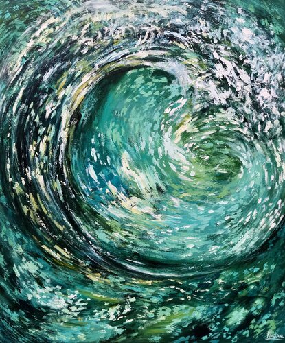 Ocean's Embrace von Natalia Nosek (NATXA), Malerei kaufen auf Singulart