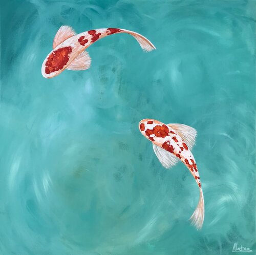 A dance of Two von Natalia Nosek (NATXA), Malerei kaufen auf Singulart