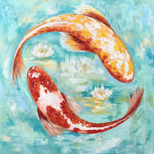 Yin & Yang von Natalia Nosek (NATXA), Malerei kaufen auf Singulart