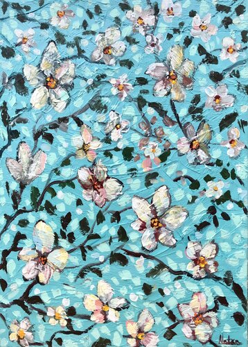 The First Bloom von Natalia Nosek (NATXA), Malerei kaufen auf Singulart