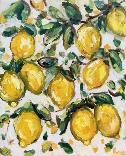 The Lemon Garden von Natalia Nosek (NATXA), Malerei kaufen auf Singulart