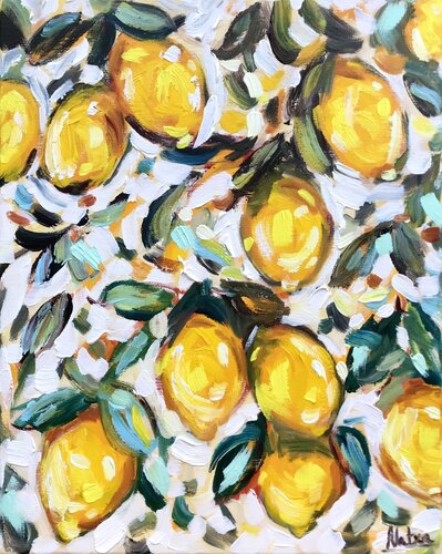 The Lemon Garden-2 von Natalia Nosek (NATXA), Malerei kaufen auf Singulart