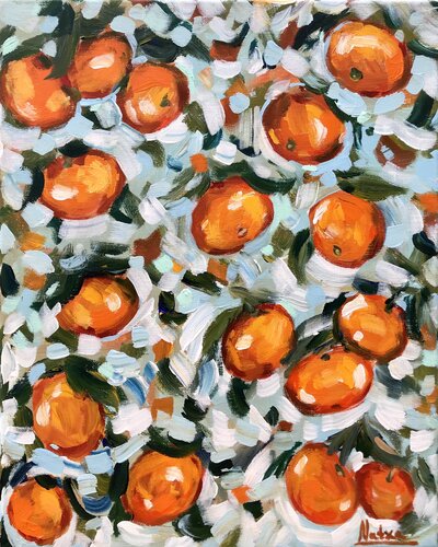 Clementines von Natalia Nosek (NATXA), Malerei kaufen auf Singulart