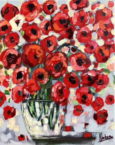 Flames of Spring von Natalia Nosek (NATXA), Malerei kaufen auf Singulart