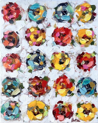 Moments of Bloom by Natalia Nosek (NATXA), Painting for Sale on Singulart