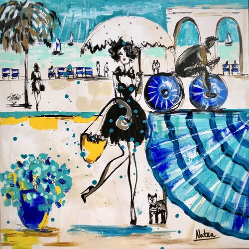 Nice City Nice von Natalia Nosek (NATXA), Malerei kaufen auf Singulart