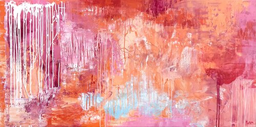 Psychedelic Rain von Natalia Nosek (NATXA), Malerei kaufen auf Singulart