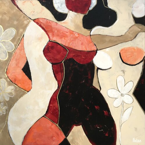 Peaceful Warriors di Natalia Nosek (NATXA), Pittura in vendita su Singulart