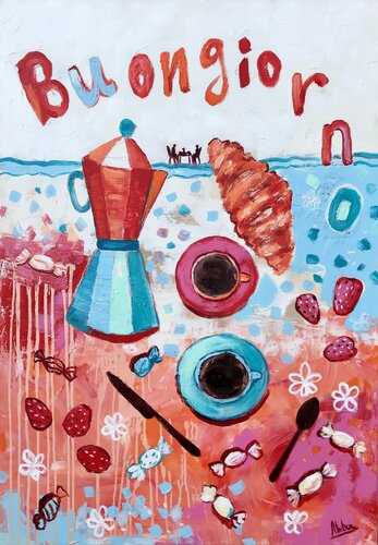 Buongiorno von Natalia Nosek (NATXA), Malerei kaufen auf Singulart