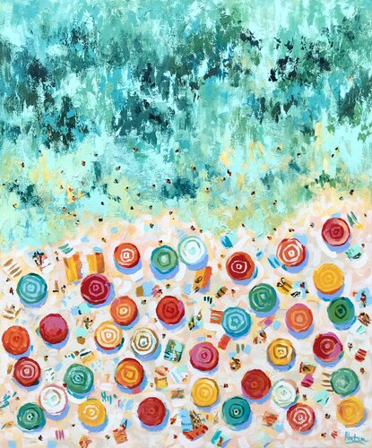 Beach Daydream von Natalia Nosek (NATXA), Malerei kaufen auf Singulart