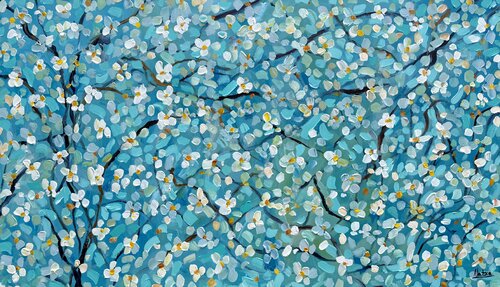 Cherry Blossom by Natalia Nosek (NATXA), Painting for Sale on Singulart